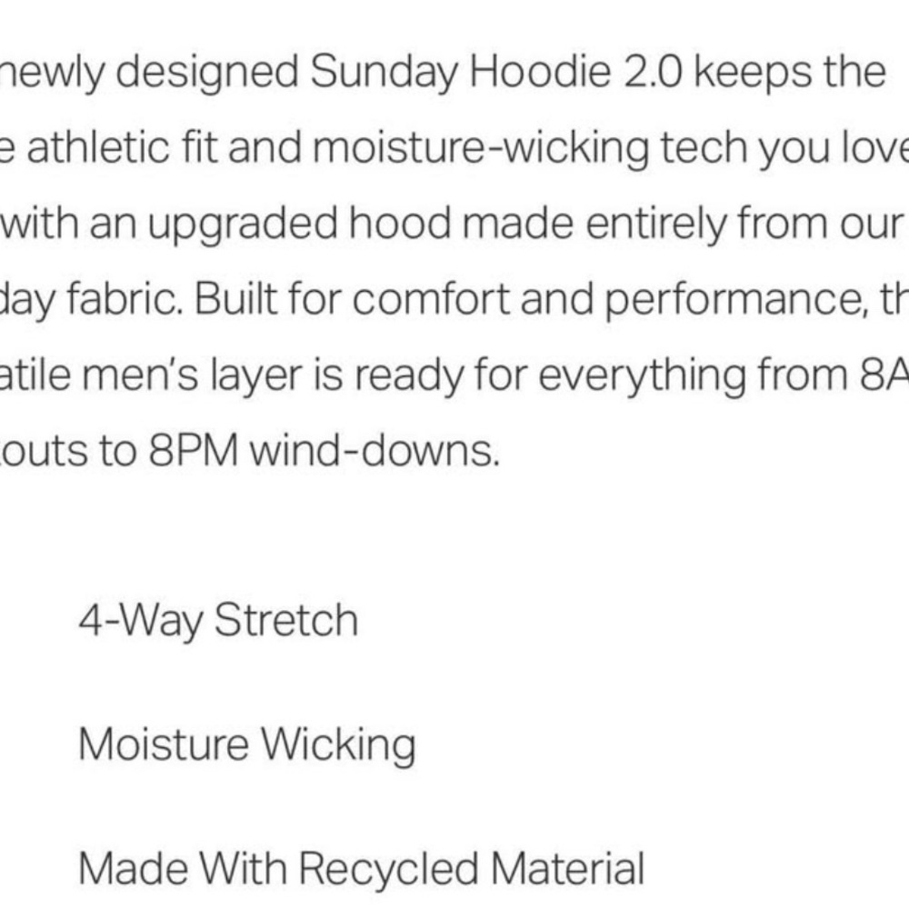 Vuori Black Pullover with Logo Patch - image 5